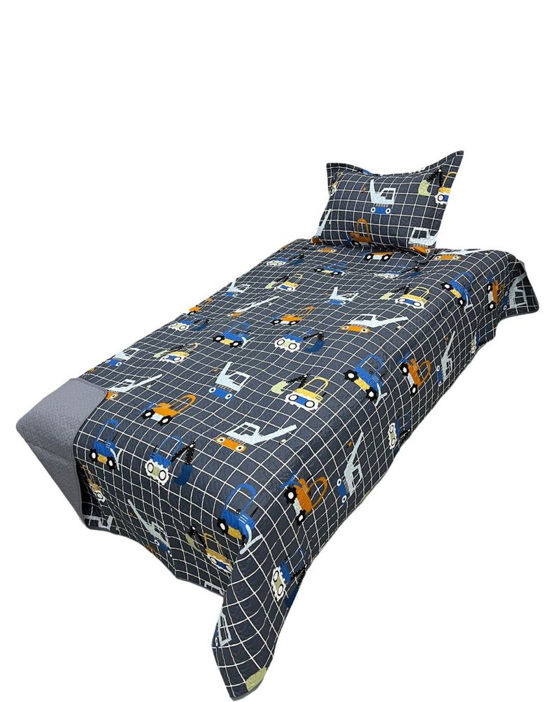 Quilt Cubrecama Primavera Verano de Niños Plaza y media 001-0