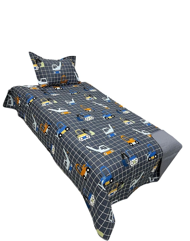 Quilt Cubrecama Primavera Verano de Niños Plaza y media 001-1