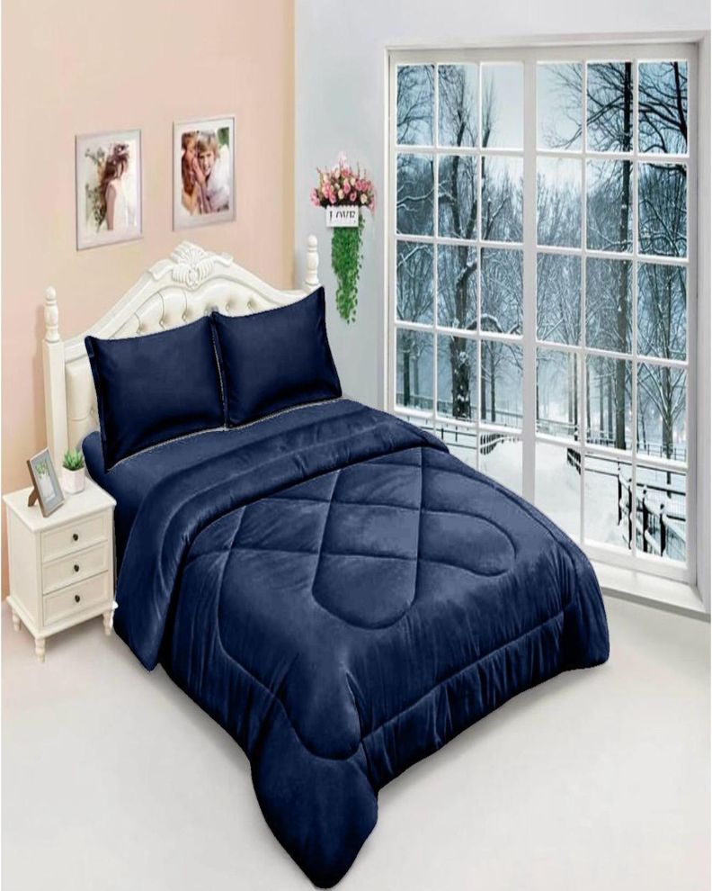 COBERTOR INVIERNO CON CHIPORRO SUPER KING 250 X 270 cm G01-2