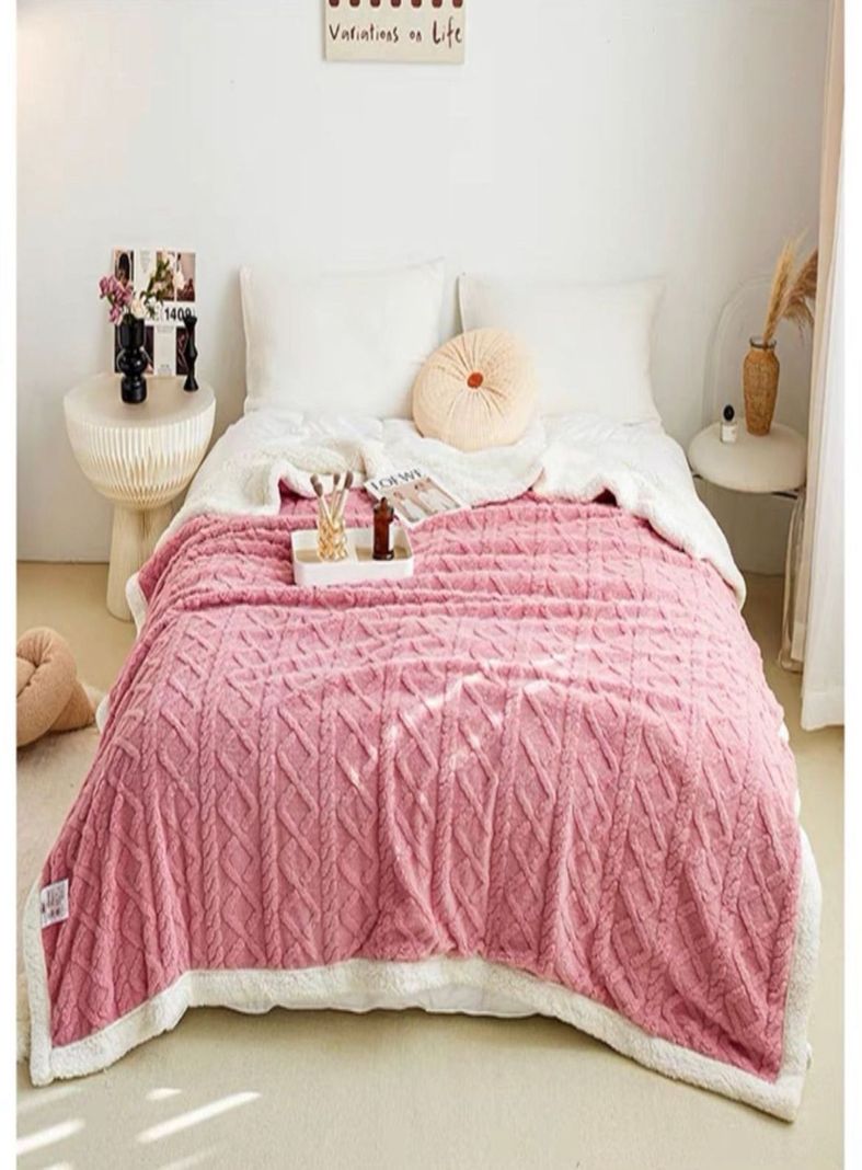 FRAZADA PLUSH Y SHERPA SUAVES Y TERMICAS -D10-2