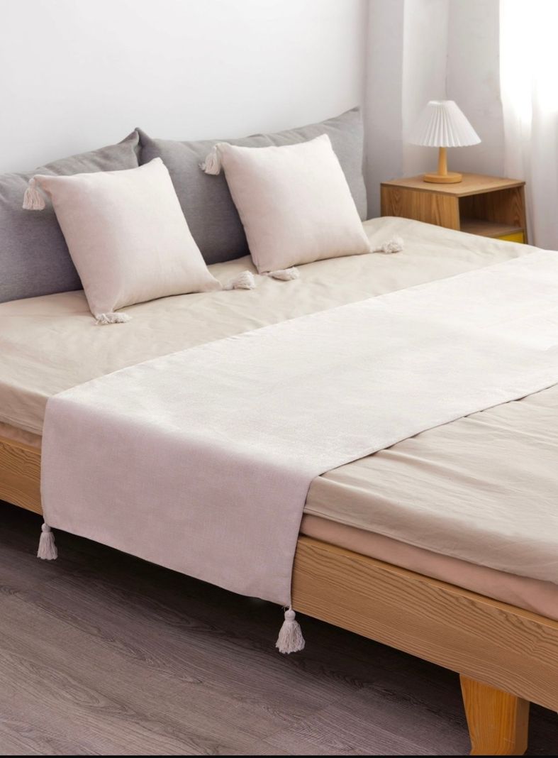PIECERA DE LINO SIN FUNDAS DC24 Gris