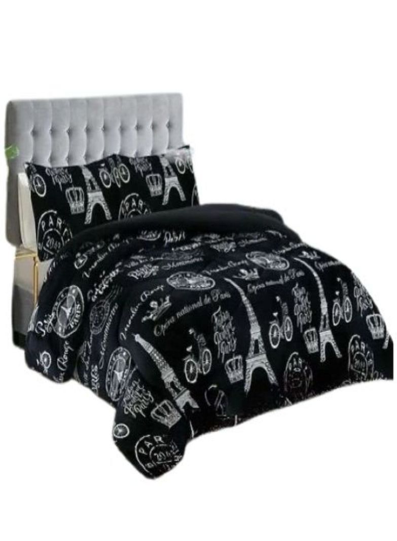 CUBRECAMA PLUSH DE INVIERNO CON CHIPORRO D-9-0