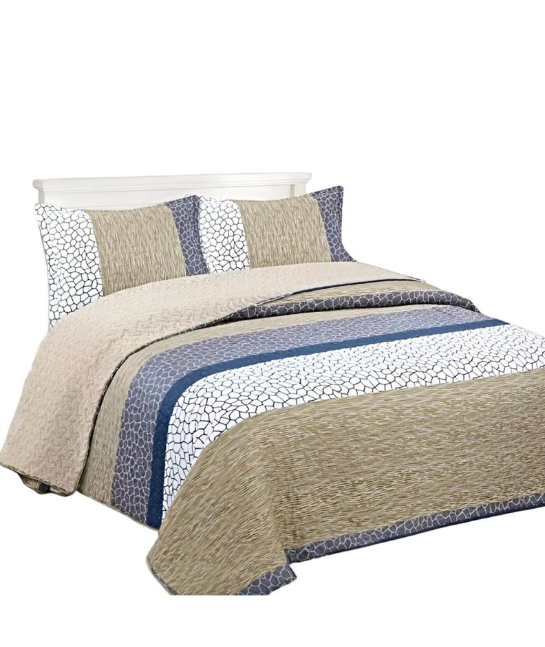 COLCHA QUILT SHERPA INVIERNO PLAZA Y MEDIA C19-1