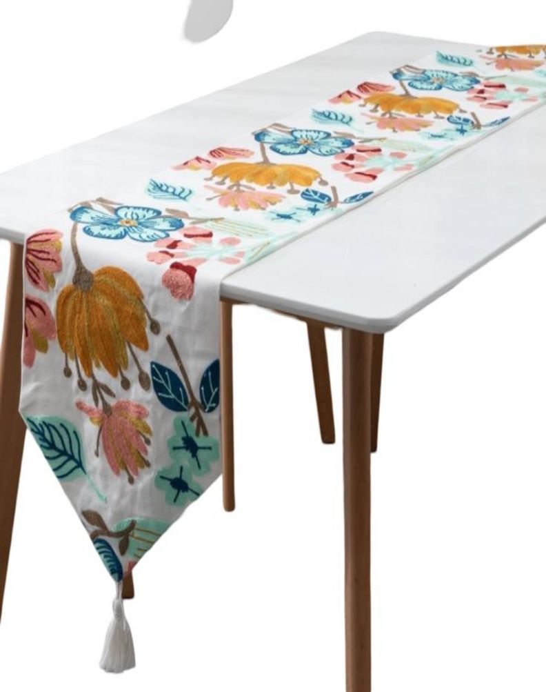 CAMINO DE MESA BORDADO ELEGANTE 33 X 180cm DC2-0
