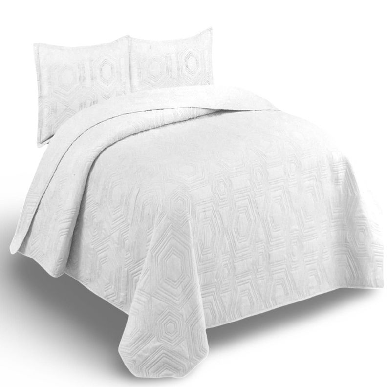 CUBRECAMAS DE VERANO QUILT SUPER KING D3-1