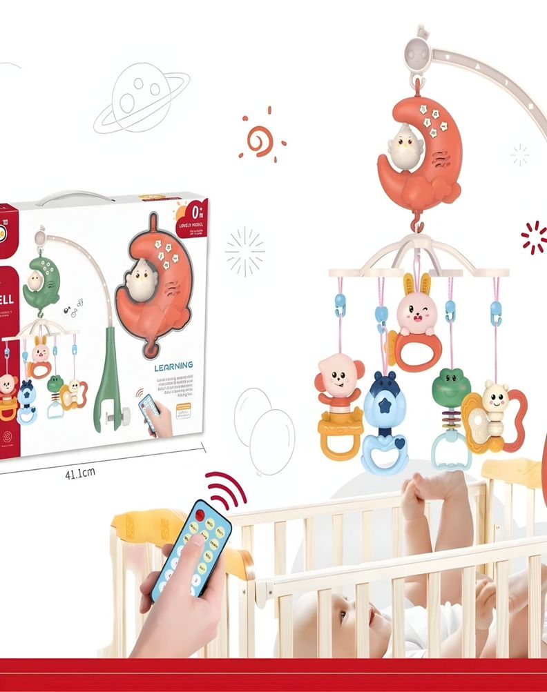 Movil para cuna bebé MUSICAL Con Control 21n6-3