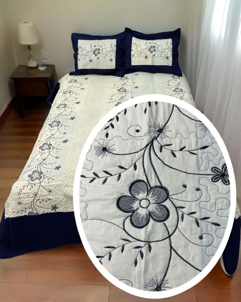 CUBRECAMA KING - SUPER KING BORDADO M01-0