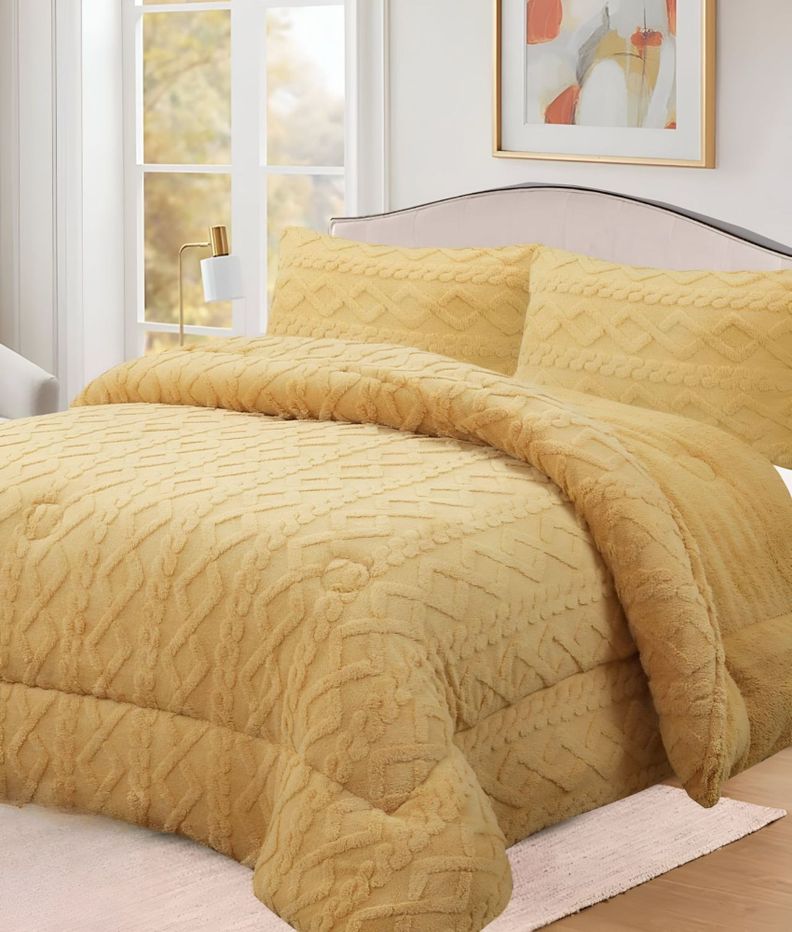 COBERTOR GRUESO PARA INVIERNO KING - SUPER LILA -11-1