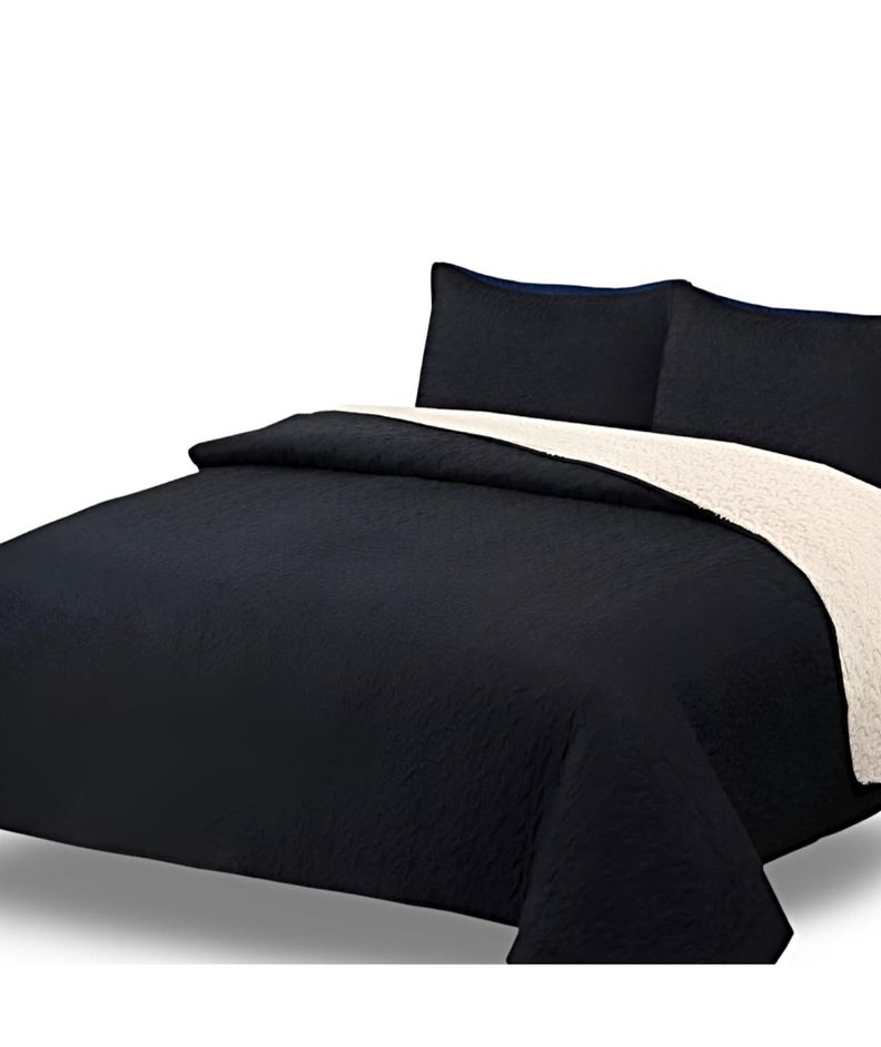 COLCHA QUILT SHERPA INVIERNO PLAZA Y MEDIA C12-0