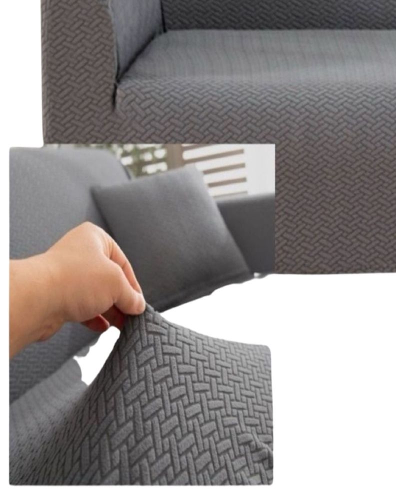 Funda Texturizada para Sofá 3 Cuerpos Lavable 5n1-1