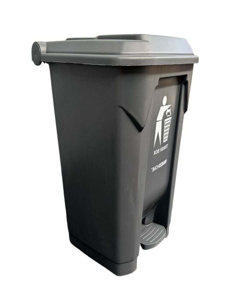 Contenedor de Basura con Tapa-Pedal para Exteriores 30L B1-1