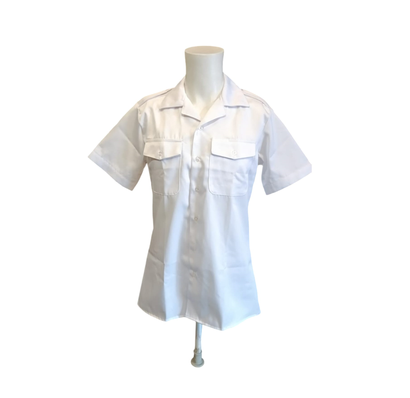 CAMISA MANGA CORTA BLANCA-0