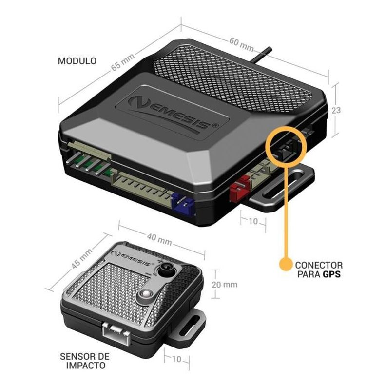 Alarma Auto Antirrobo Nemesis MC3 Gold Pro -1