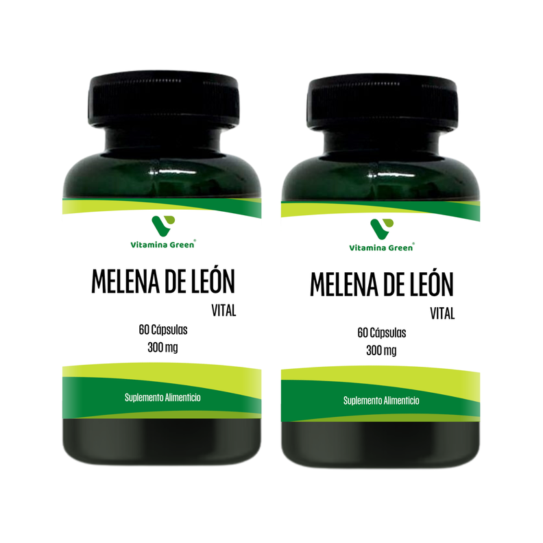 2 X MELENA DE LEON 300MG 60 CAPSULAS VITAMINA GREEN-0
