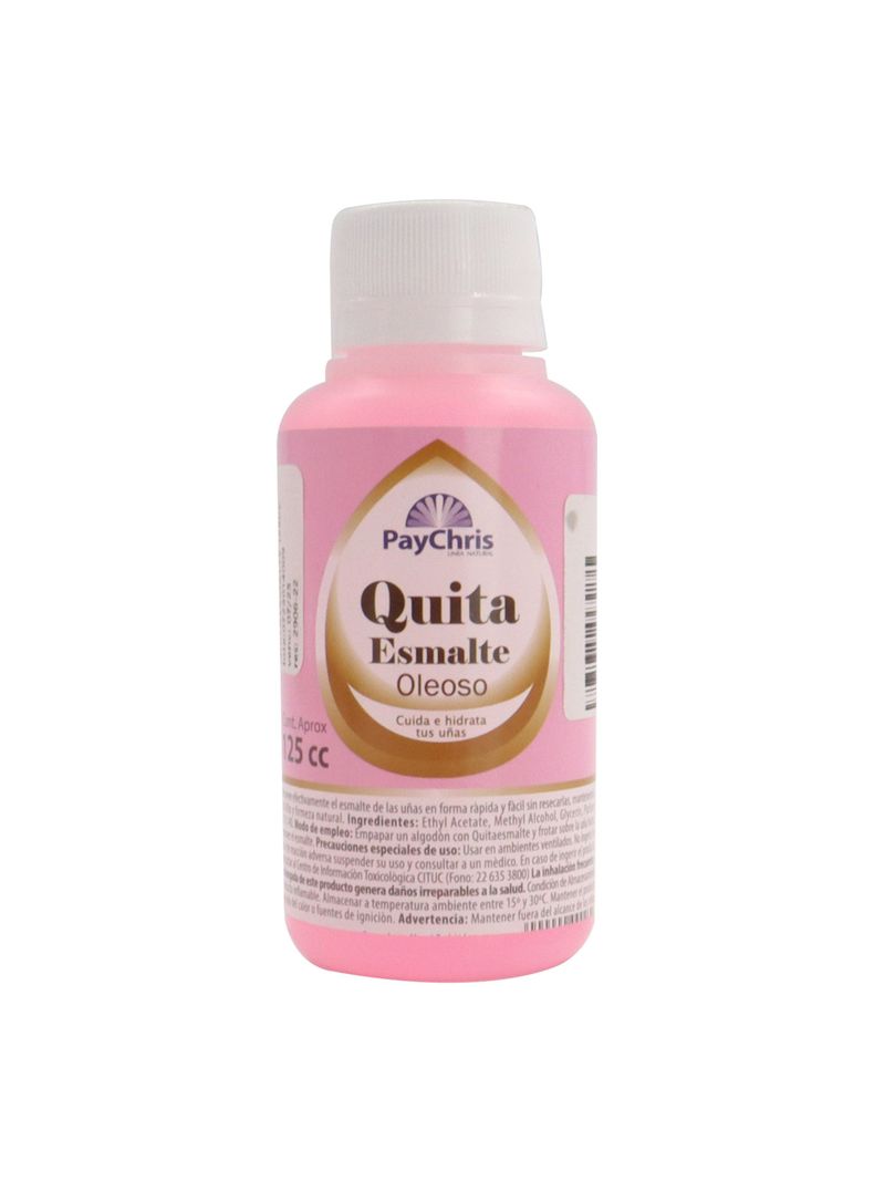 Quita esmalte oleoso hidratante Pay Chris 125cc-0