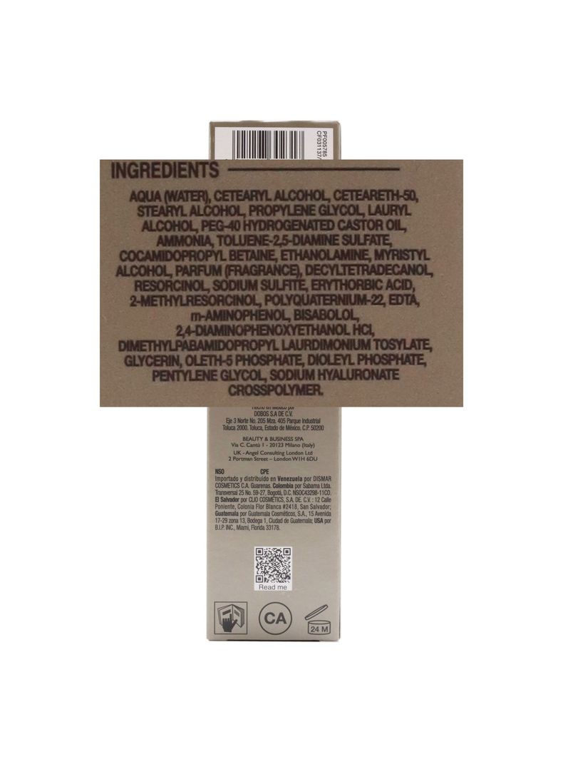 Tintura Profesional Para Cabello Alfaparf Evolution N° 8.21-3