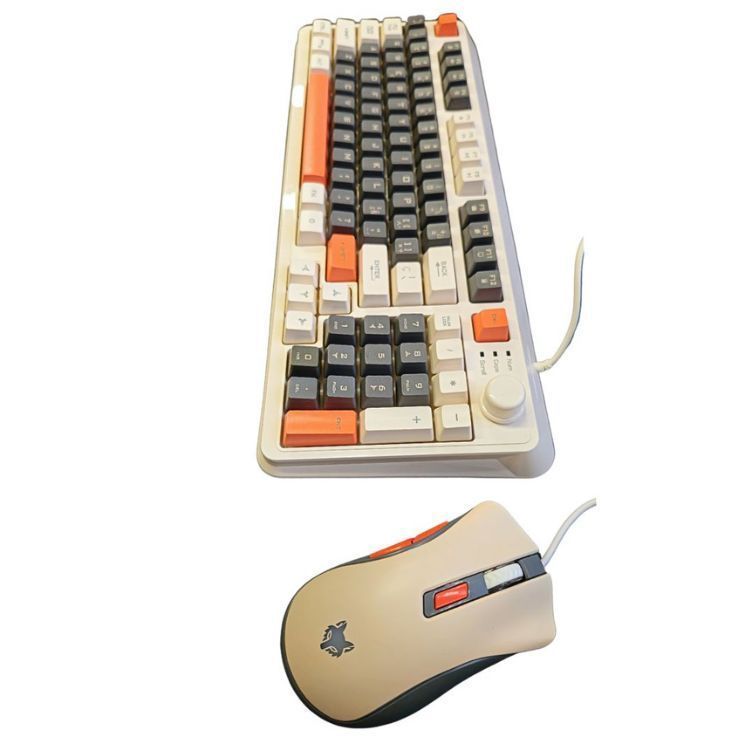 Teclado K82 + Mouse Para PC Gamer Con Luces LED RGB-1
