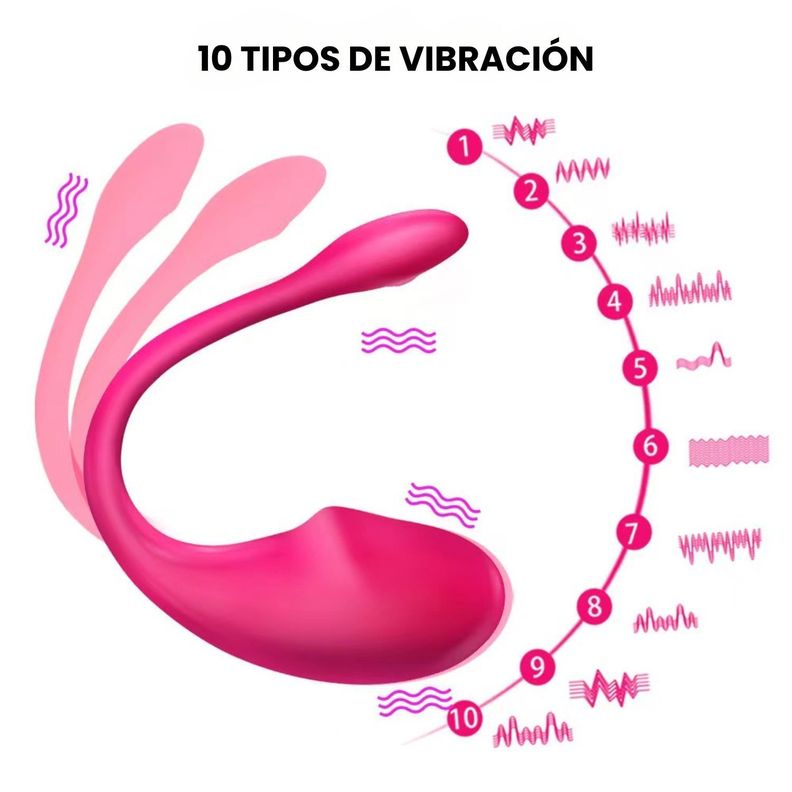 Estimulador Vibrador Intimo Multifrecuencia Bluetooth-2