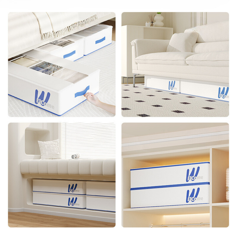 Organizador De Ropa Plegable Bajo Cama 60x33CM Impermeable-4