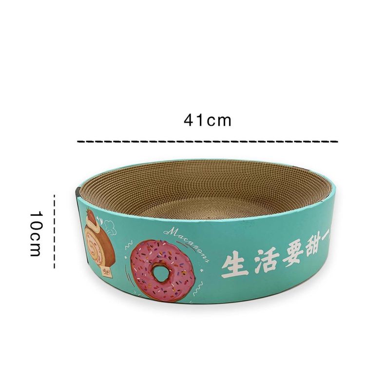 Cama Rascadora Almohadilla Para Gatos Mascota 41cm-2