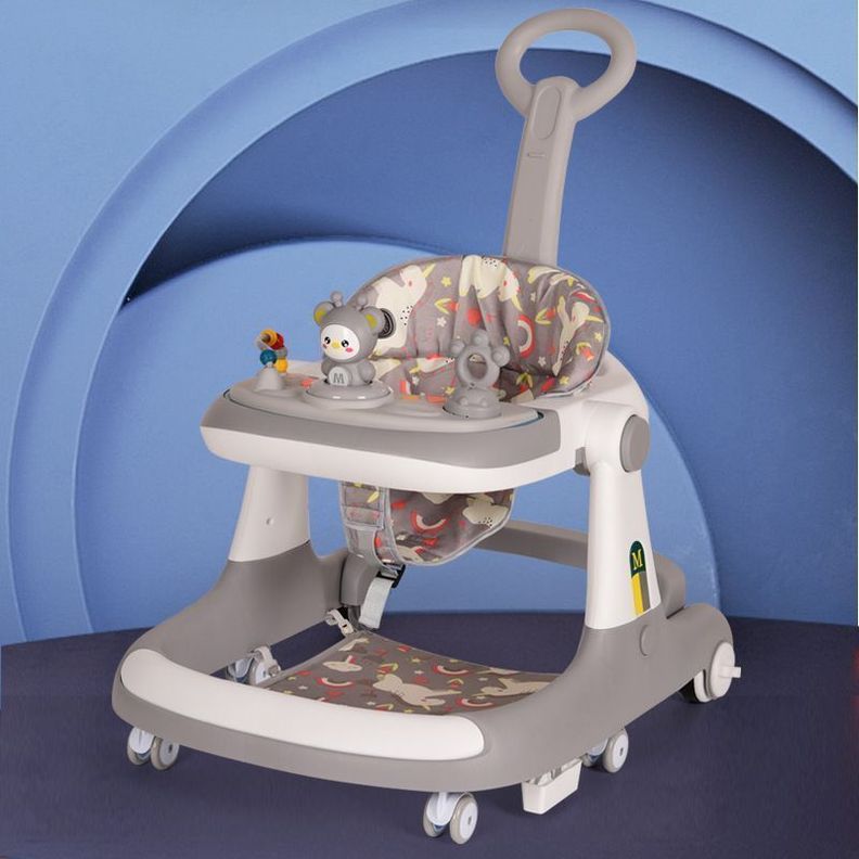 Andadera caminadora de bebé multifuncional anticaida Unisex-2