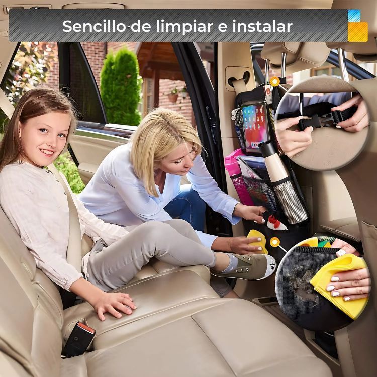 Pack 2 Bolsas de Almacenamiento Para Respaldo Auto-3
