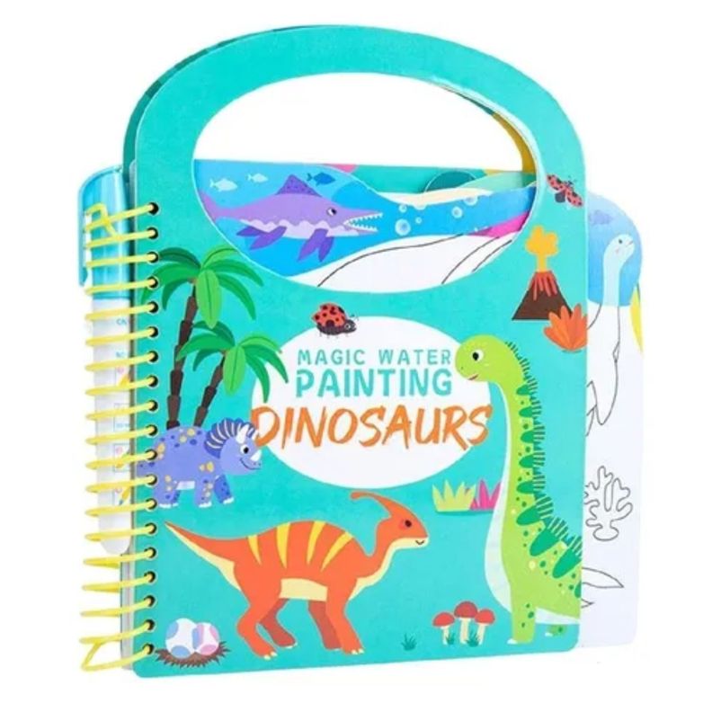 Libro Magico Cuaderno Didactico Ninos Para Pintar Con Agua