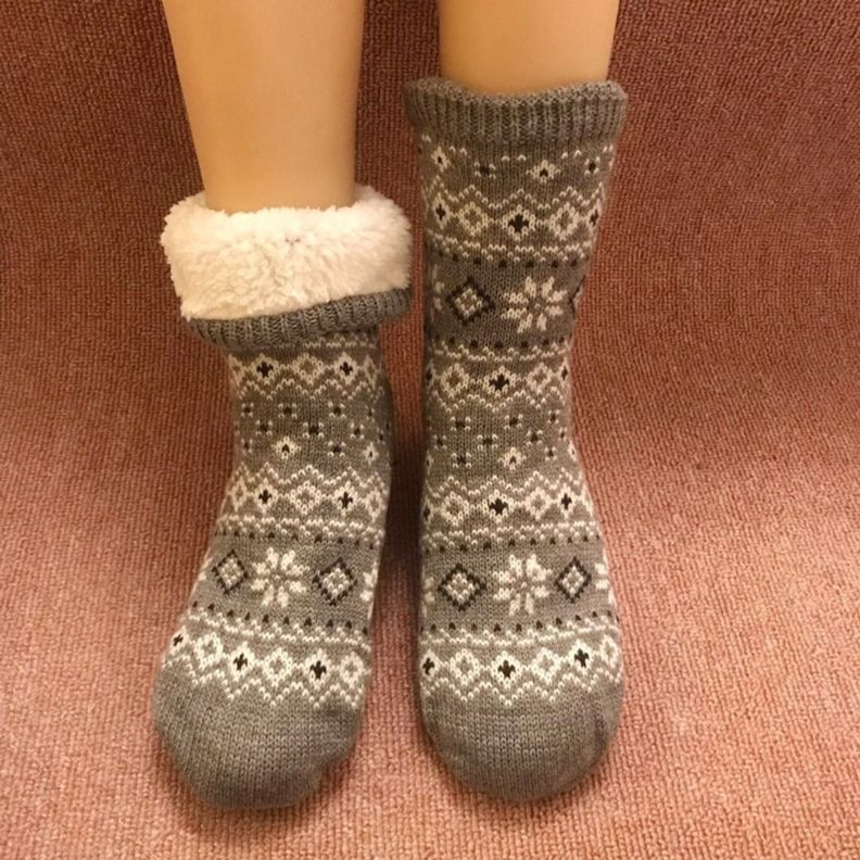 Pack 6 Pares Calcetines Antideslizante Interior Con Chiporro Niños Unisex-2