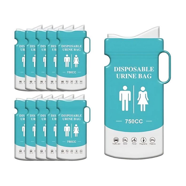 Pack 10 Bolsas Emergencia Transito Vomito Orina 750ml