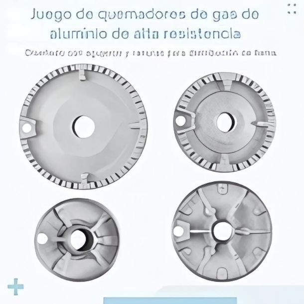 Juego 4 Quemadores Y Tapas De Cocina A Gas-5