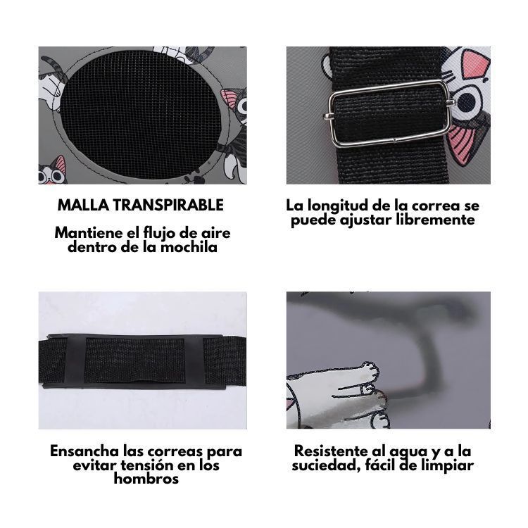 Bolso De Traslado Para Gatos O Perros De Raza Pequeña-3
