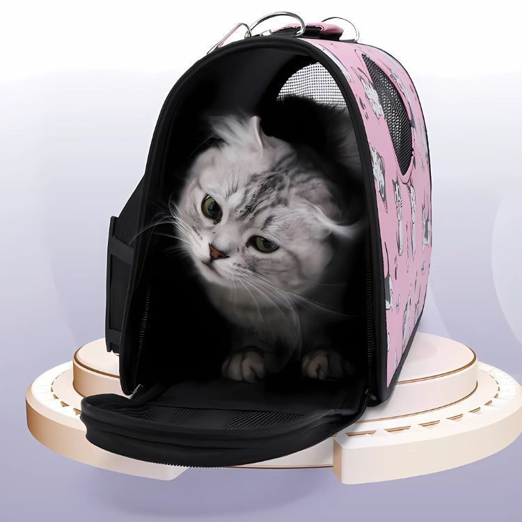Bolso De Traslado Para Gatos O Perros De Raza Pequeña-7