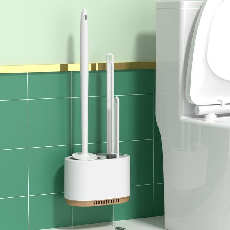 Juego de 3 Cepillos Escobillas Moderno para Inodoro De Baño-1