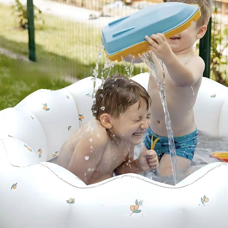 Piscina Inflable Bebes Unisex Transportable Multifunción-2