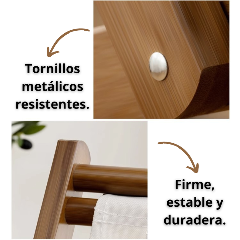 Silla De Playa Reposera Plegable De Lona Y Madera Exteriores-3