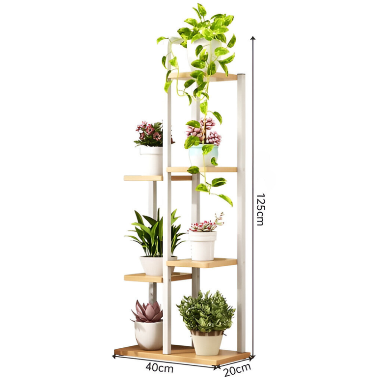Soporte De 7 Espacios Para Macetas Plantas Decorativo-1