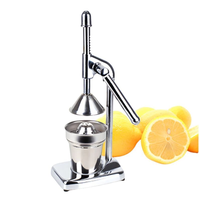 Máquina Exprimidor Extractor Cítrico Manual Acero Inoxidable-0