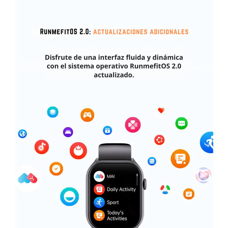 SMARTWATCH GTS7 Bluetooth 5.0 Ritmo Cardíaco Contador Pasos-1
