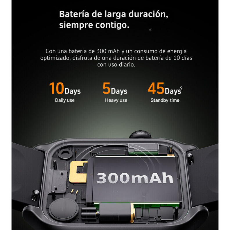 SMARTWATCH GTS7 Bluetooth 5.0 Ritmo Cardíaco Contador Pasos-2