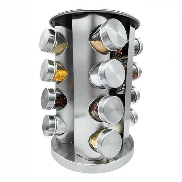 Rack Especiero 16 Botellas Con Rotacion 360°-0