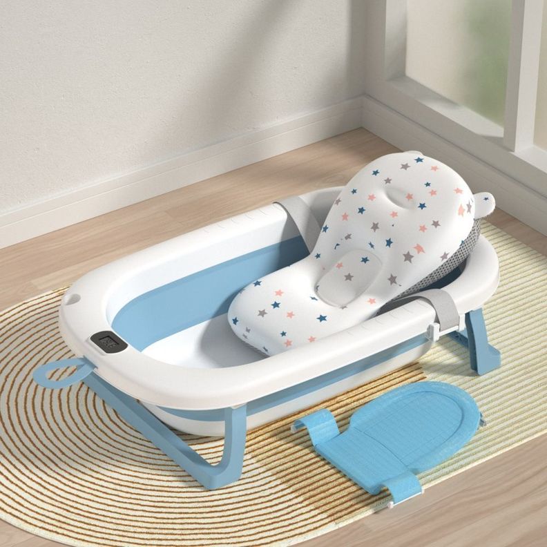 Bañera Plegable Temperatura Tina De Baño Portatil para Bebes-3