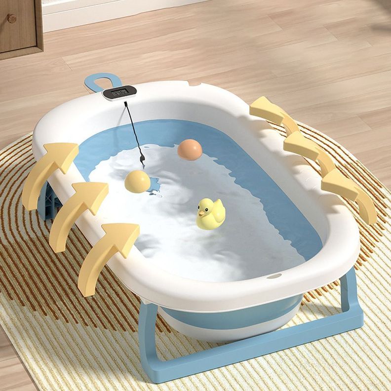 Bañera Plegable Temperatura Tina De Baño Portatil para Bebes-4