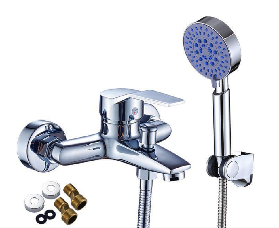 Kit Mezclador Monomando Grifo y Ducha para Baño-0