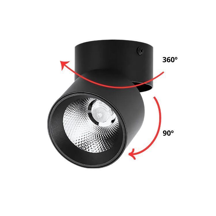Focos LED De Techo Moderno Diseño Giratorio 360-2