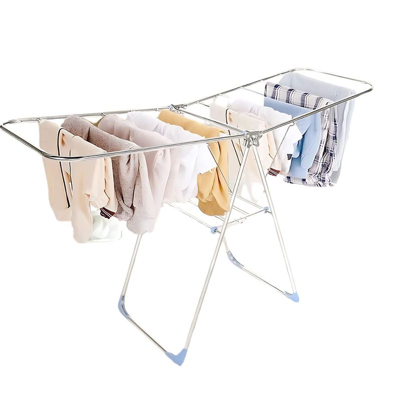 Tendedero Plegable Para Ropa Metálico Colgadero 150 CM-0