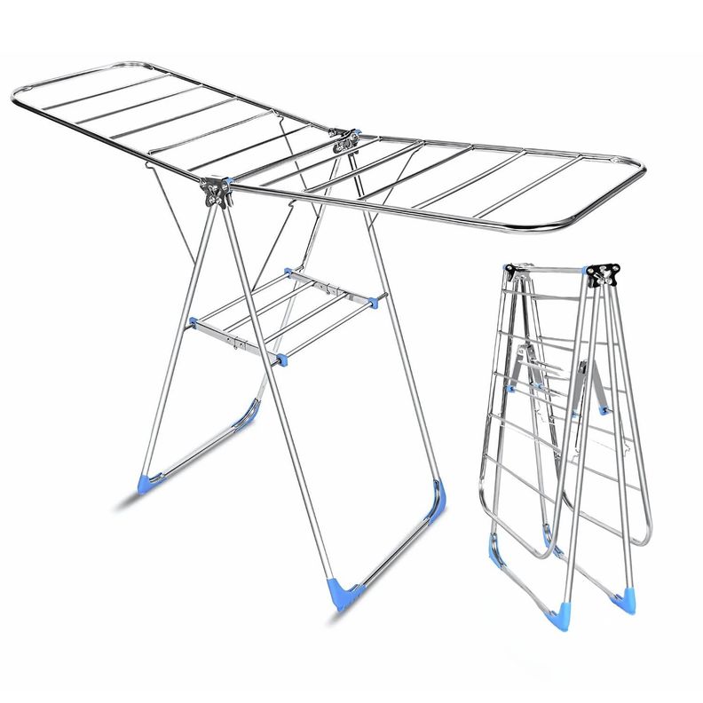 Tendedero Plegable Para Ropa Metálico Colgadero 150 CM-1