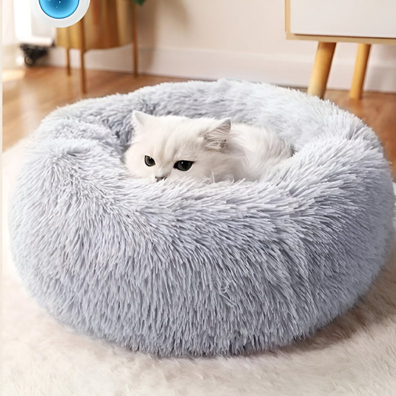 Cama De Felpa Para Perros De Raza Grande 100cm De Diámetro-4