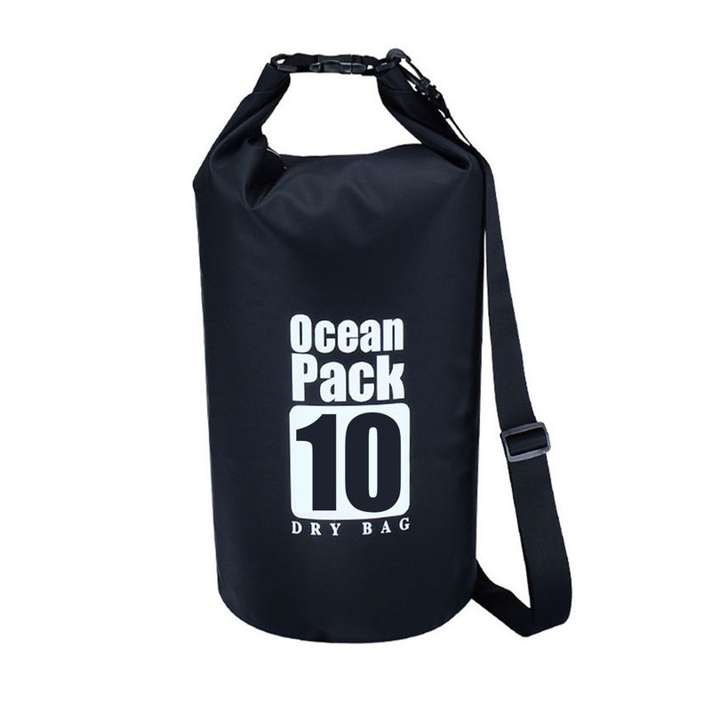 Bolsa Flotante PVC Impermeable Para Camping Aire Libre - Negro-0