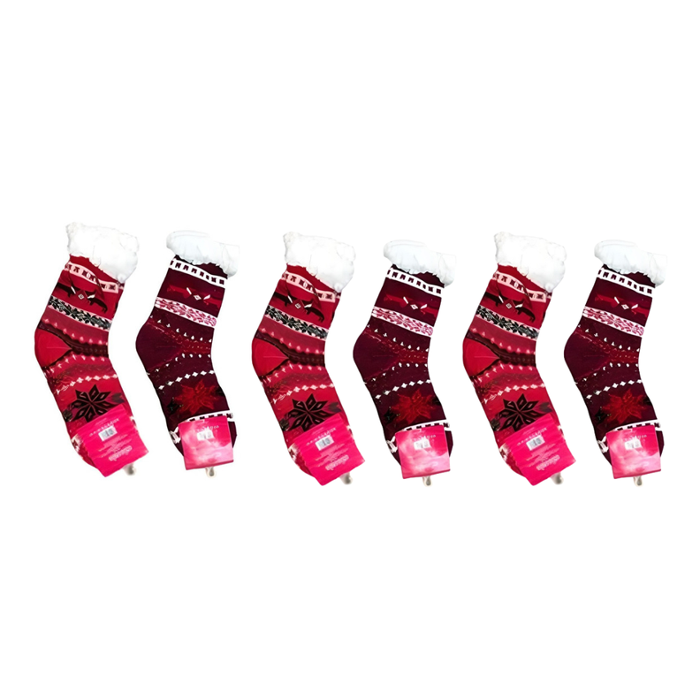 Pack 3 Pares Calcetines Antideslizante Interior Con Chiporro Dama-0