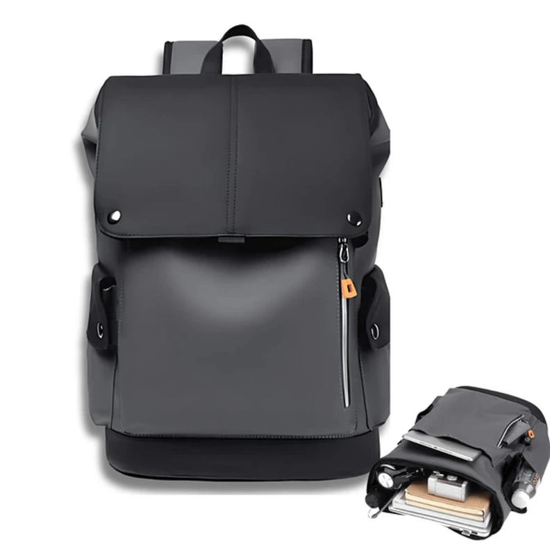 Mochila Notebook Impermeable 35 Litros Carga Usb Unisex-0